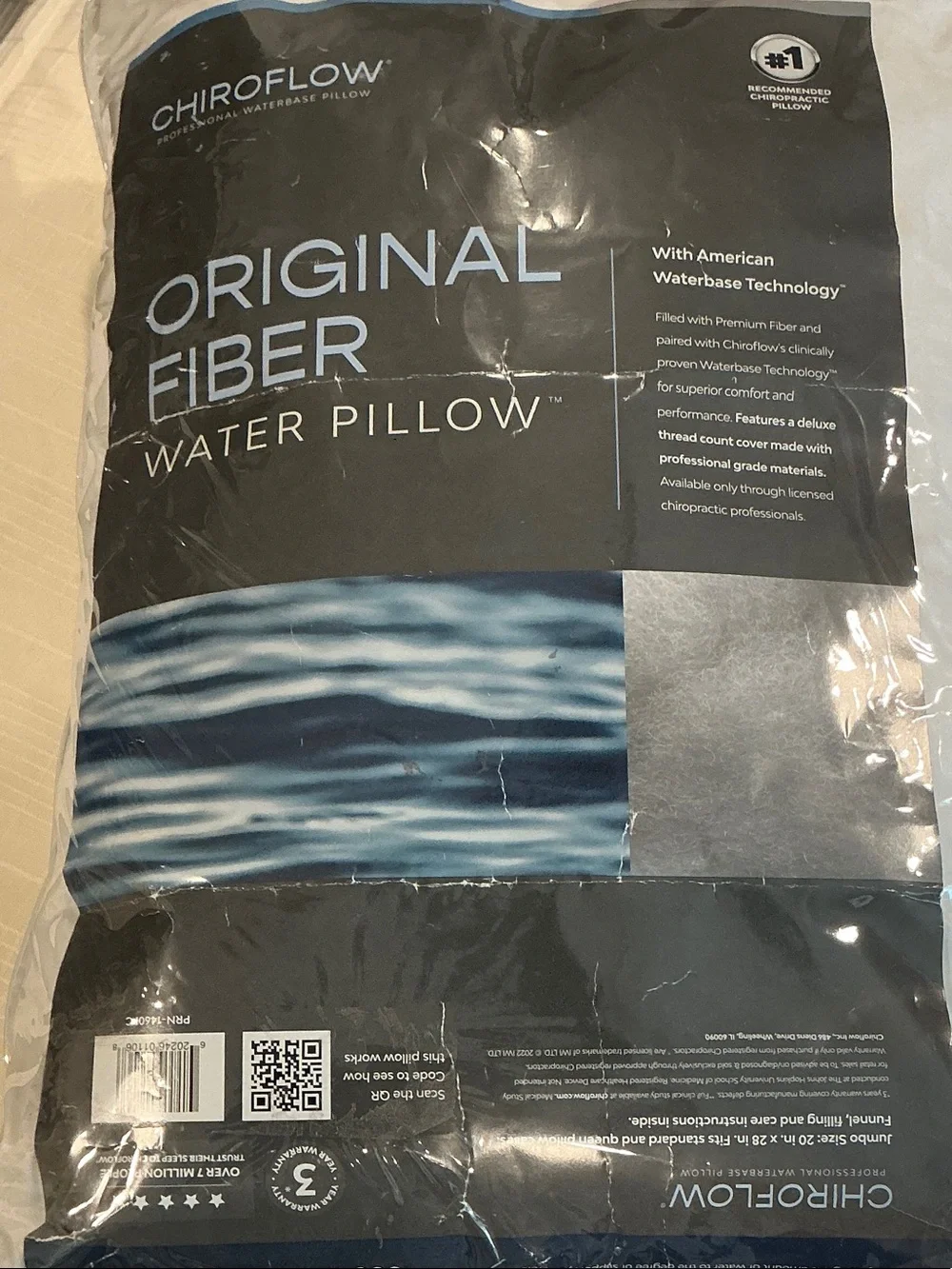 Original Fiber Water Pillow - Blue